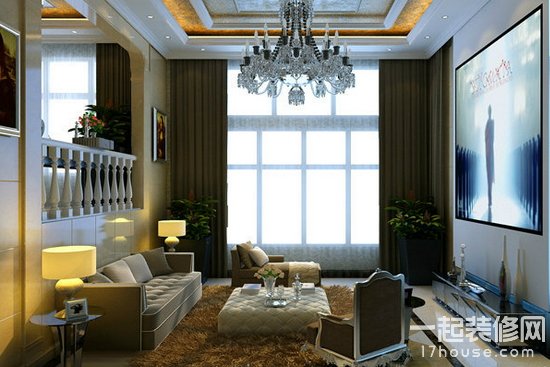 简单欧式客厅装修效果图 简单欧式客厅装修效果图